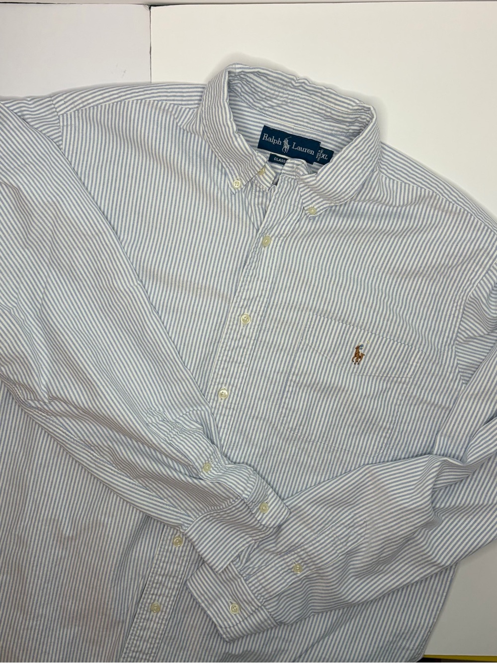 Polo Ralph Lauren Men's Classic Fit Striped Button Down Shirt XL